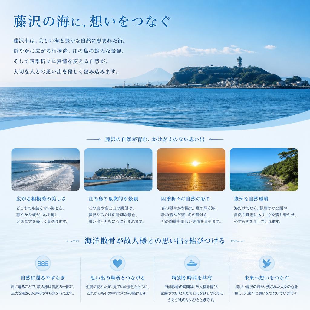 藤沢市の自然と海の魅力