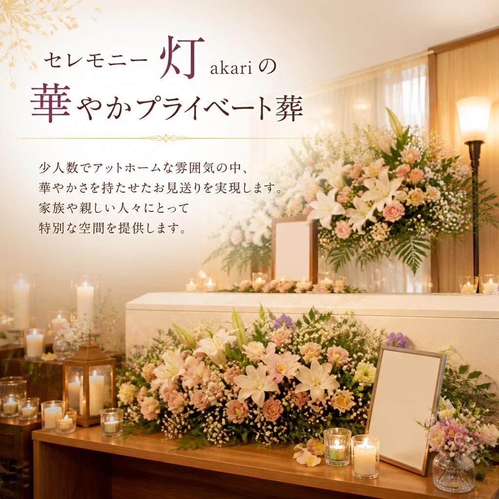華やかプライベート葬の魅力